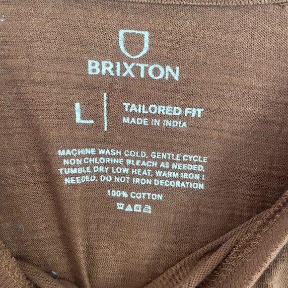 Brixton Rust Colored Tee - Never Worn Like Brand New - Picture 3 of 3